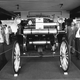 This is a photo of the original 1891 gasoline-engined Daimler automobile shown at an exhibition in Cordoba, Spain, in June 1978. In 1885, Karl Benz and Gottlieb Daimler developed an internal combustion engine, building the first motorcycle and cars using gasoline.